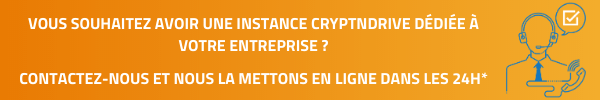 Installation d'une instance entreprise Crypndrive gratuitement